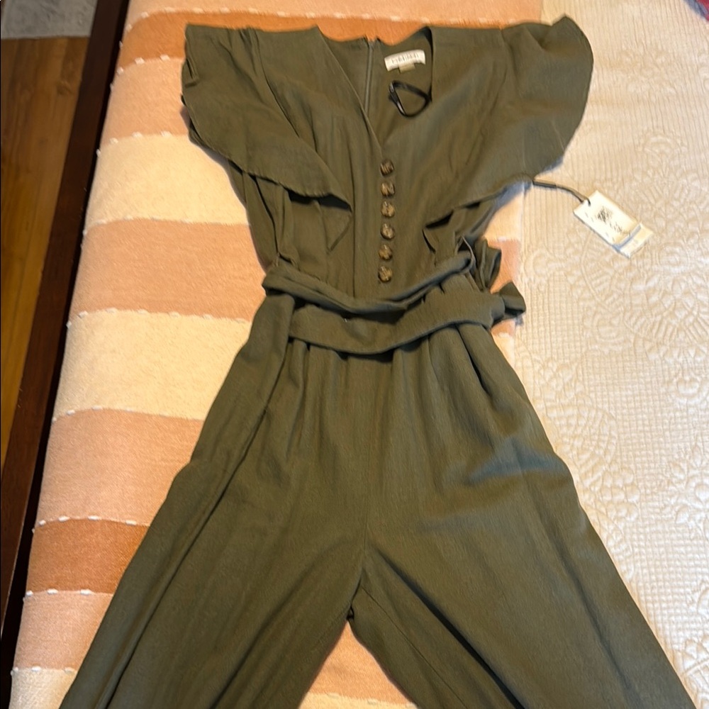 Calvin Klein Jumpsuit with Button Accents